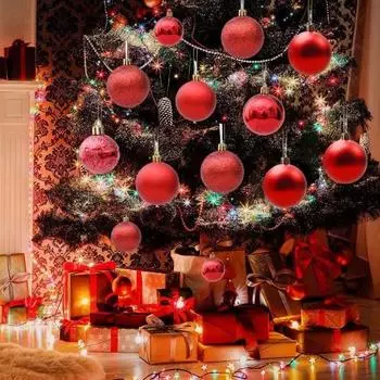 20/29 шт., набор подвесок на рождественскую елку, рождественские шары, подарок для семьи, друзей, учителей, украшение для стола, приема A