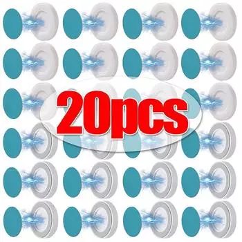 20/2 шт. прочный магнитный крючок настенный анти-потеряющийся магнитный держатель для холодильника наклейка пульт дистанционного управления для хранения домашний органайзер крючки 2PCS(1pair)