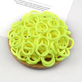 20/30/50/100/200 шт. Разноцветные резинки для волос Черные Серые Резинки Нейлоновые Эластичные для Волос Хвост Прическа Скранчи Аксессуары для Волос 20pcs