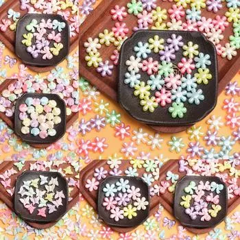 20/30/50 шт. модные акриловые банты в форме подсолнухов, ракушки, свободные бусины для DIY браслетов, ожерелья, изготовления ювелирных изделий Butterfly/16*13*6mm