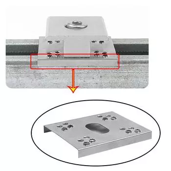 20/30/50 шт. Прямоугольный заземляющий проводящий лист, прокладка для заземляющей шайбы солнечной панели, заземляющая прокладка для крышных солнечных батарей, аксессуары для солнечных систем 20pcs
