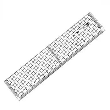 20 30 50cm Students Ruler PVC Grid Straightedge School Supplies Transparent Ruler Board Desk Pad 20cm