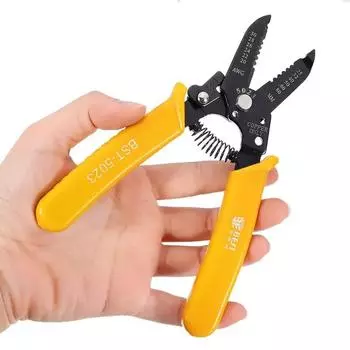 20-30AWG 0,25-0,8 мм плоскогубцы для зачистки проводов плоскогубцы из закаленной стали медного кабеля жёлтый