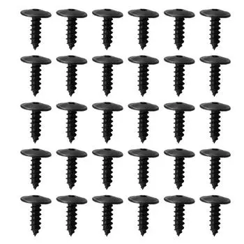 20/30Pcs Car Clips Fastener Engine Splashes Guards Self Tapping Screws Fastener Clips 5mm Torx Screw