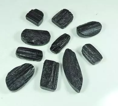 20-39MM натуральный черный турмалин друзы кабошон россыпью драгоценный камень 10 шт. лот SY-134