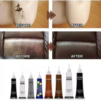 20/40/50 мл гель-крем для ремонта кожи автомобиля, наполнитель для ремонта дивана, кожаных сидений, дополнительный набор для полировки автомобиля разноцветный