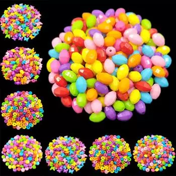 20/40/50 шт ярких цветов DIY ремесленные бусины для изготовления ювелирных изделий, ожерелья, браслета 20Pcs 10*7mm Oval