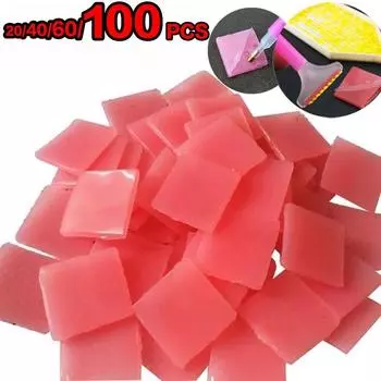 20/40/60/100 шт. паста DIY наклейка расставить алмазы точечная ручка буровая грязь алмазная живопись воск алмазная вышивка крестиком инструменты для вышивания 20PCS