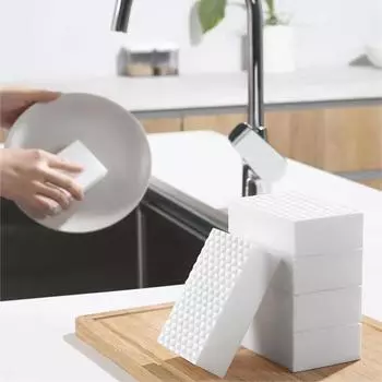 20 40 Pcs Melamine Sponge Compressed Magic Shoes Kitchen Office Bathroom Multi-function Cleaning Tools Double Compression Sponge