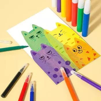 20/40 шт. Детский набор для рисования царапин, детский набор для рисования радужными точками, цветное искусство рисования царапин зелёный