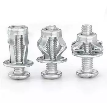 20/40 шт. гайки для домкрата, винтовые лепестковые дюбели, дюбели для штор, зажим для расширения, заклепочный болт, гайка для домкрата, крепежные элементы