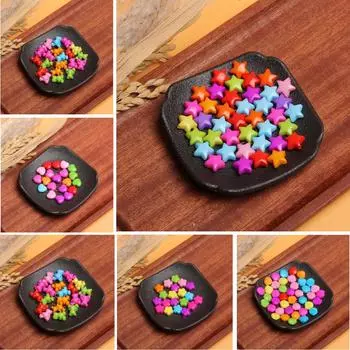 20/40 шт конфетного цвета звезда ракушка цветок свободные бусины DIY ремесло ожерелье браслет для изготовления ювелирных изделий кулон 20Pcs 11mm Flower