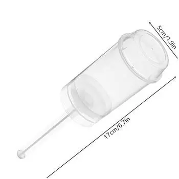 20/40 шт. Круглые прозрачные держатели для тортов Push Up, пластиковые контейнеры Push Pops с крышками для выпечки мороженого