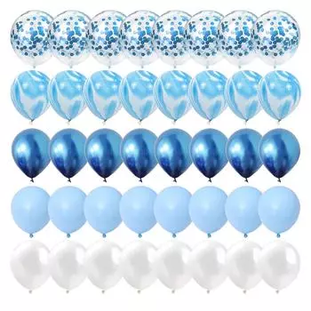 20/40 шт. набор воздушных шаров агатовый мраморный металлический конфетти шар для детей день рождения вечеринка детский душ выпускной украшение свадьба 12inch 10inch
