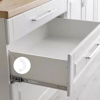 20/40 шт. ПВХ пластиковые клинья для ящиков удобное решение практичные мебельные упоры для ящиков обеспечивают безопасность и организацию A