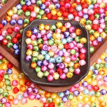 20/40 шт 8/10 мм бриллиантовые острые свободные бусины DIY поделки для изготовления ювелирных изделий ожерелье браслет Makingylic 8mm 40Pcs розовый