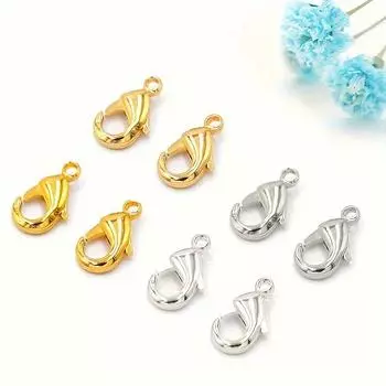 20/50/100 шт 12 мм карабины из нержавеющей стали карабины оптом для изготовления ювелирных изделий своими руками ожерелье браслет 20pcs