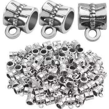 20/50/100 шт. сплава Материал подвесной браслет из бусин подвесная цепь соединитель разнесенные бусины ювелирные изделия производственный процесс DIY браслет ожерелье кулон 20pcs серый