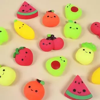 20-50 шт. Kawaii Squishies Mochi Fruit Anima мягкие игрушки для детей антистрессовый мяч сжимать вечерние игрушки для снятия стресса на день рождения