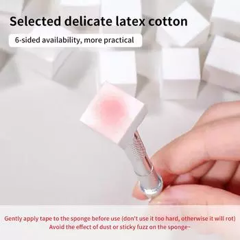 20/50 шт., кубик Beancurd, градиентные губки для ногтей, гель-лак для ногтей, инструмент для окрашивания, нержавеющая сталь, четыре когтя, зажим для губки 20Pcs sponge