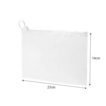 20/50 шт. матовая водонепроницаемая сумка для хранения с выдвижным язычком, портативная прозрачная дорожная многофункциональная упаковочная сумка на молнии