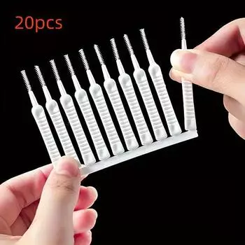 20/50 шт., оснащенных щеткой для чистки душевой головки, щеткой для ванной комнаты, стержнями, инструментом для затыкания форсунок 20pcs