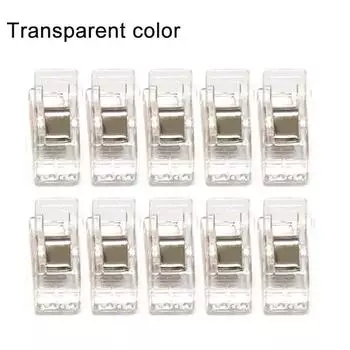 20/50 шт. универсальные зажимы для шитья, разноцветные зажимы, пластиковые зажимы для рукоделия, вязания крючком, безопасные зажимы для вязания, разные цвета, зажимы для переплета, бумага 20PC оранжевый