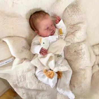 20 50 см мягкое тканевое тело кукла Reborn Baby Doll Willa милая реалистичная спящая кукла-симуляция, настоящая как куклы-младенцы для детей, подарок на день рождения ко Дню защиты детей 50cm cloth body