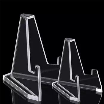 20/5 шт. прозрачных акриловых подставок для монет, держателей, небольших мольбертов, памятных монетных капсул, держателей для монет