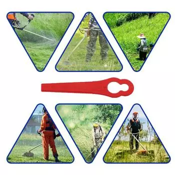 20/60/100/120 шт. Лезвия для резки травы, быстрая резка, лезвия L83, запасные части, лезвие для триммера для травы, беспроводной триммер