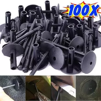 20/60/100 шт. автомобильные брызговики колесные арки бампер выдвижные заклепки нейлоновые фиксирующие защелки зажимы для Ford Chrysler BMW X1 E84 X3 E83 F25 X5 1PC