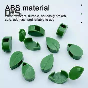 20/60/90 шт. зажим для фиксации растений, вьющиеся растения, настенное крепление, зажимы с наклейками, зажимы для фиксации растений в форме листа для сада, балкона 20PCS