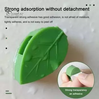 20/60/90 шт. зажим для фиксации растений, вьющиеся растения, настенное крепление, зажимы с наклейками, зажимы для фиксации растений в форме листа для сада, балкона 20PCS