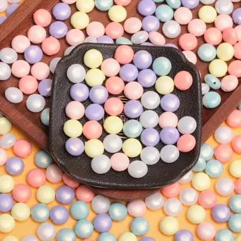 20/60 шт. кольцо ожерелье браслет Sapcer бусины Rondel акриловые ручной работы для изготовления ювелирных изделий AB многоцветные DIY плоские круглые 20Pcs разноцветный