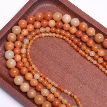 20-99 шт. Красные восточные мавзолейные каменные бусины модные натуральные каменные бусины DIY браслет ожерелье ювелирные аксессуары 40Pcs 4mm