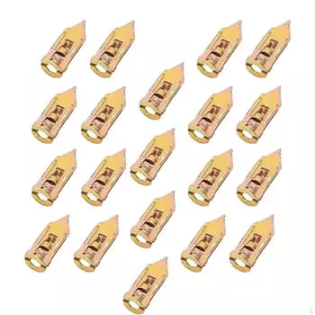 20 анкеров для гипсокартона с саморезами для монтажа гипсокартона 1.2cmx3cm