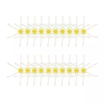 20 боковых щеток с 6 руками для iRobot Roomba 500 600 700 Series 550 560 630 650 760 770 780 Аксессуары для пылесосов Запчасти