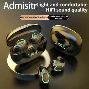 [20 часов непрерывного прослушивания] Взрывная беспроводная Bluetooth-гарнитура с длительным сроком службы, высоким качеством звука и шумоподавлением чёрный