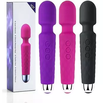 20-частотная AV-вибрационная палочка для женщин, мастурбирующая рыцарь, вибрирующая палочка, массажная палочка, сильная вибрирующая палочка, палочка для точки G, секс-игрушка 24.5cm