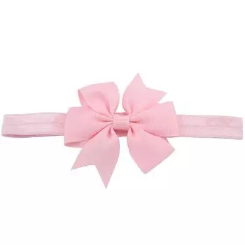 20 Colors 1Pieces Baby Girls Grosgrain Ribbon Bow Hair Band For Newborns Young Children 7.62 CM Hair Band Kids Hair Accessories