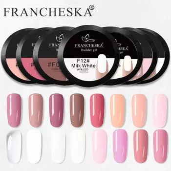 20 цветов Poly Builder Gel для наращивания ногтей