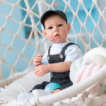 20-дюймовая реалистичная кукла-реборн Лиам уже закончила моделирование куклы возрождения ребенка 50 см тканевое тело милые игрушки-куклы для детского дня подарок на день рождения cloth body