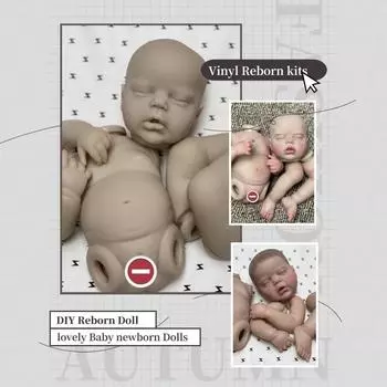 20-дюймовый мягкий виниловый комплект для девочек и мальчиков, неокрашенный/окрашенный, реалистичная кукла, нужно собрать самостоятельно, кукла «сделай сам» Unpainted Girl