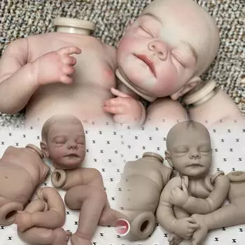 20-дюймовый мягкий виниловый комплект для девочек и мальчиков, неокрашенный/окрашенный, реалистичная кукла, нужно собрать самостоятельно, кукла «сделай сам» Unpainted Girl