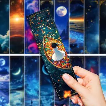 20 Фэнтези Ночь Звездное Небо Тема Аниме Стиль Бумажные Закладки Товары Закладки