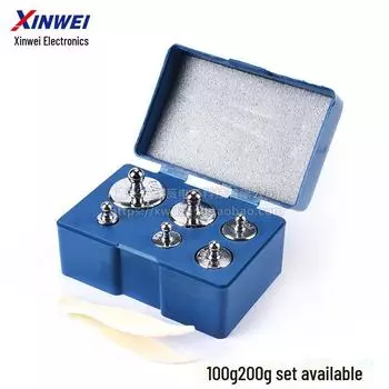 20 г, 100 г, 20+100 г, набор 100 г, набор 200 г с совместимыми электронными весами. Удобное решение для измерения веса. 20g weight