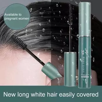 20 г краска для волос, моющаяся, прочная одноразовая крышка, серая краска для волос с естественным эффектом, длинные растительные краски для волос черный коричневый