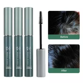 20 г краска для волос, моющаяся, с естественным эффектом, покрытие для седых волос, долговечная одноразовая растительная краска для волос, ручка для подкраски, товары для дома черный коричневый