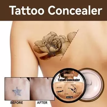 20 г мини-консилер для татуировок, нежирный, полезный, корректор шрамов под цвет кожи