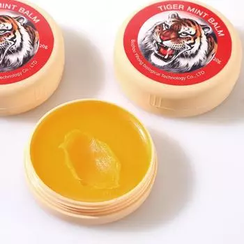 20 г Охлаждающее масло Тигровый бальзам от укачивания, Сделано в Китае, Освежающий бальзам